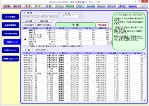 家計分析画面